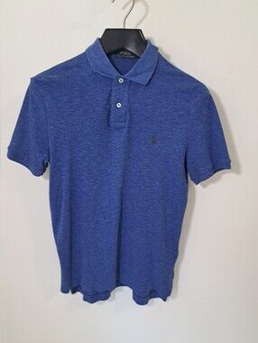Polo by Ralph Lauren Heathered Royal Blue Short-Sleeve Polo